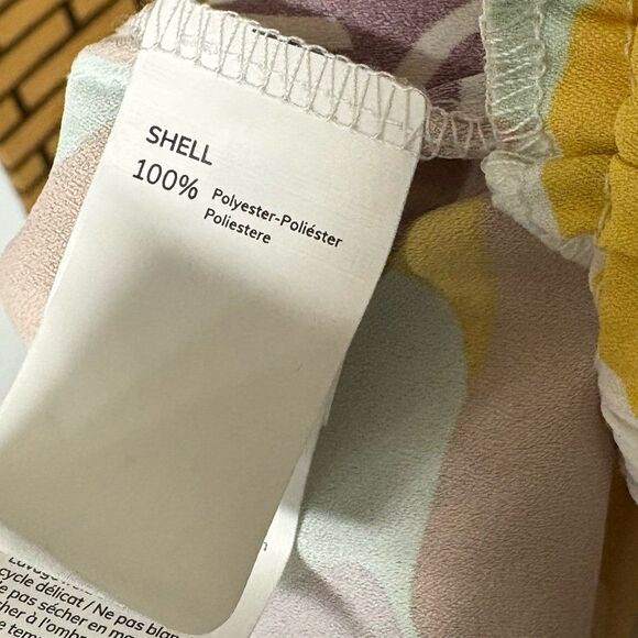 Cupshe Liliana Leafy Elastic Waisted Pants Size Small - Picture 8 of 9